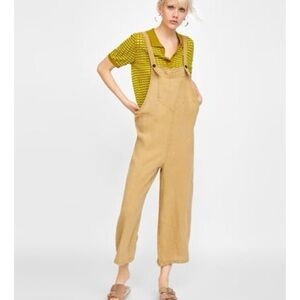 Zara Tan Jumpsuit small